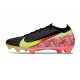 Nike Mercurial Vapor XVI Elite Firm Ground Black Crimson Yellow Green