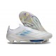 adidas F50+ FG Shoes White Pearl Met. Blue