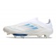 adidas F50+ FG Shoes White Pearl Met. Blue
