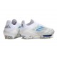 adidas F50+ FG Shoes White Pearl Met. Blue