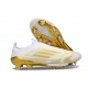 adidas F50+ FG Shoes Ftwr White Gold Met