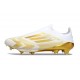 adidas F50+ FG Shoes Ftwr White Gold Met