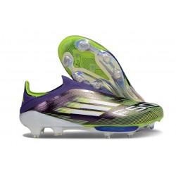 adidas F50+ FG Shoes Purple Rush Ftwr White Lucid Lemon