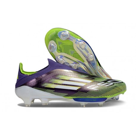 adidas F50+ FG Shoes Purple Rush Ftwr White Lucid Lemon