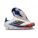 adidas F50+ FG Shoes White Black Bright Red