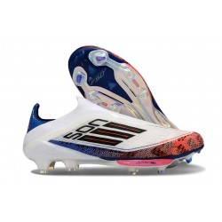 adidas F50+ FG Shoes White Black Bright Red
