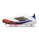 adidas F50+ FG Shoes White Black Bright Red