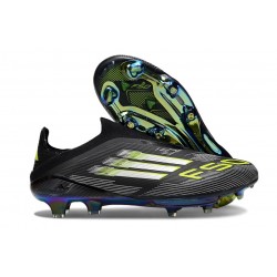 adidas F50+ FG Shoes Black White Yellow