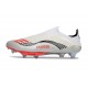 adidas F50+ LL FG Firm Ground Cleats Ftwr White Lucid Red Silver Met.