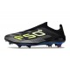 adidas F50+ LL FG Firm Ground Cleats Core Black Iron Met. Lucid Lemon