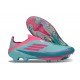 adidas F50+ FG Shoes X MESSI Flash Aqua Lucid Pink Lucid Cyan