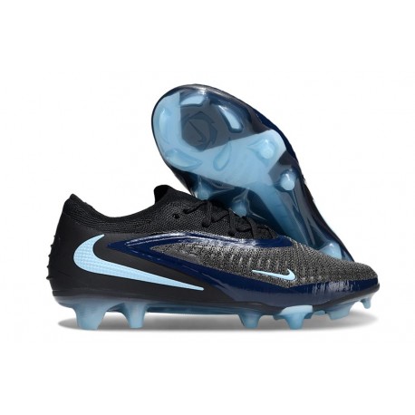 New Nike Phantom 6 Low Cut Elite FG Black Blue