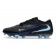 New Nike Phantom 6 Low Cut Elite FG Black Blue