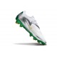 New Nike Phantom 6 Low Cut Elite FG White Green Silver