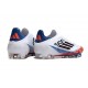 adidas F50 Elite Laceless FG White Black Bright Red