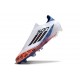 adidas F50 Elite Laceless FG White Black Bright Red