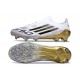 adidas F50 Elite Laceless FG White Core Black Met Gold