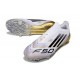 adidas F50 Elite Laceless FG White Core Black Met Gold