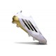 adidas F50 Elite Laceless FG White Core Black Met Gold