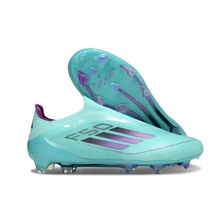 adidas F50 Elite Laceless FG Blue Black