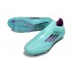 adidas F50 Elite Laceless FG Blue Black