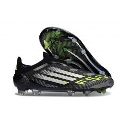adidas F50 Elite Laceless FG Black White Yellow