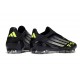 adidas F50 Elite Laceless FG Black White Yellow