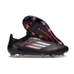 adidas F50 Elite Laceless FG Black Red