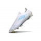 adidas F50 Elite Laceless FG White Pearl Met. Blue