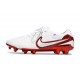 Nike Tiempo Legend X Elite Leather FG White Bright Crimson