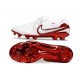 Nike Tiempo Legend X Elite Leather FG White Bright Crimson
