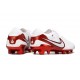 Nike Tiempo Legend X Elite Leather FG White Bright Crimson