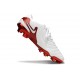 Nike Tiempo Legend X Elite Leather FG White Bright Crimson