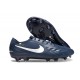 Nike Tiempo Legend X Elite Leather FG Navy Blue White