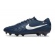Nike Tiempo Legend X Elite Leather FG Navy Blue White