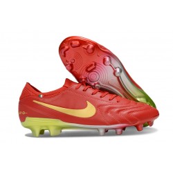 Nike Tiempo Legend X Elite Leather FG Red Gold