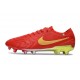 Nike Tiempo Legend X Elite Leather FG Red Gold