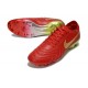 Nike Tiempo Legend X Elite Leather FG Red Gold