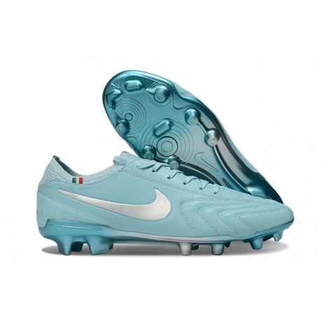 Nike Tiempo Legend X Elite Leather FG Blue Silver