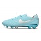 Nike Tiempo Legend X Elite Leather FG Blue Silver