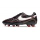 Nike Tiempo Legend X Elite Leather FG Ronaldo Black White Red