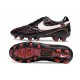Nike Tiempo Legend X Elite Leather FG Ronaldo Black White Red
