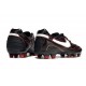 Nike Tiempo Legend X Elite Leather FG Ronaldo Black White Red