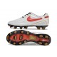 Nike Tiempo Legend X Elite Leather FG R10 White Red