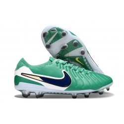 Nike Tiempo Legend X Elite Leather FG Stadium Green White Dark Obsidian