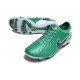 Nike Tiempo Legend X Elite Leather FG Stadium Green White Dark Obsidian