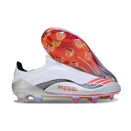 News adidas F50 Elite LL FG X MESSI Ftwr White Lucid Red Silver Met.