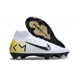 Nike Zoom Mercurial Superfly 10 Elite FG White Black Yellow