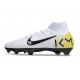 Nike Zoom Mercurial Superfly 10 Elite FG White Black Yellow