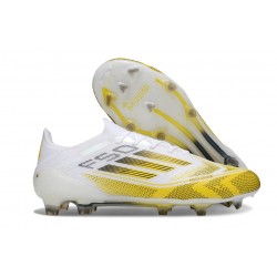 New adidas F50 Elite FG White Yellow Black